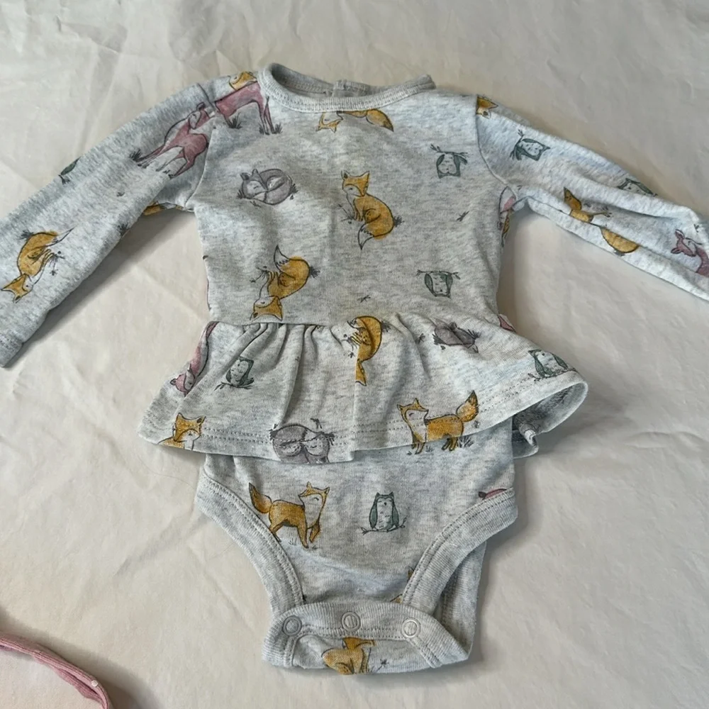 Carter’s bundle of 3 baby girl outfits. All long sleeve and in GREAT CONDITION.